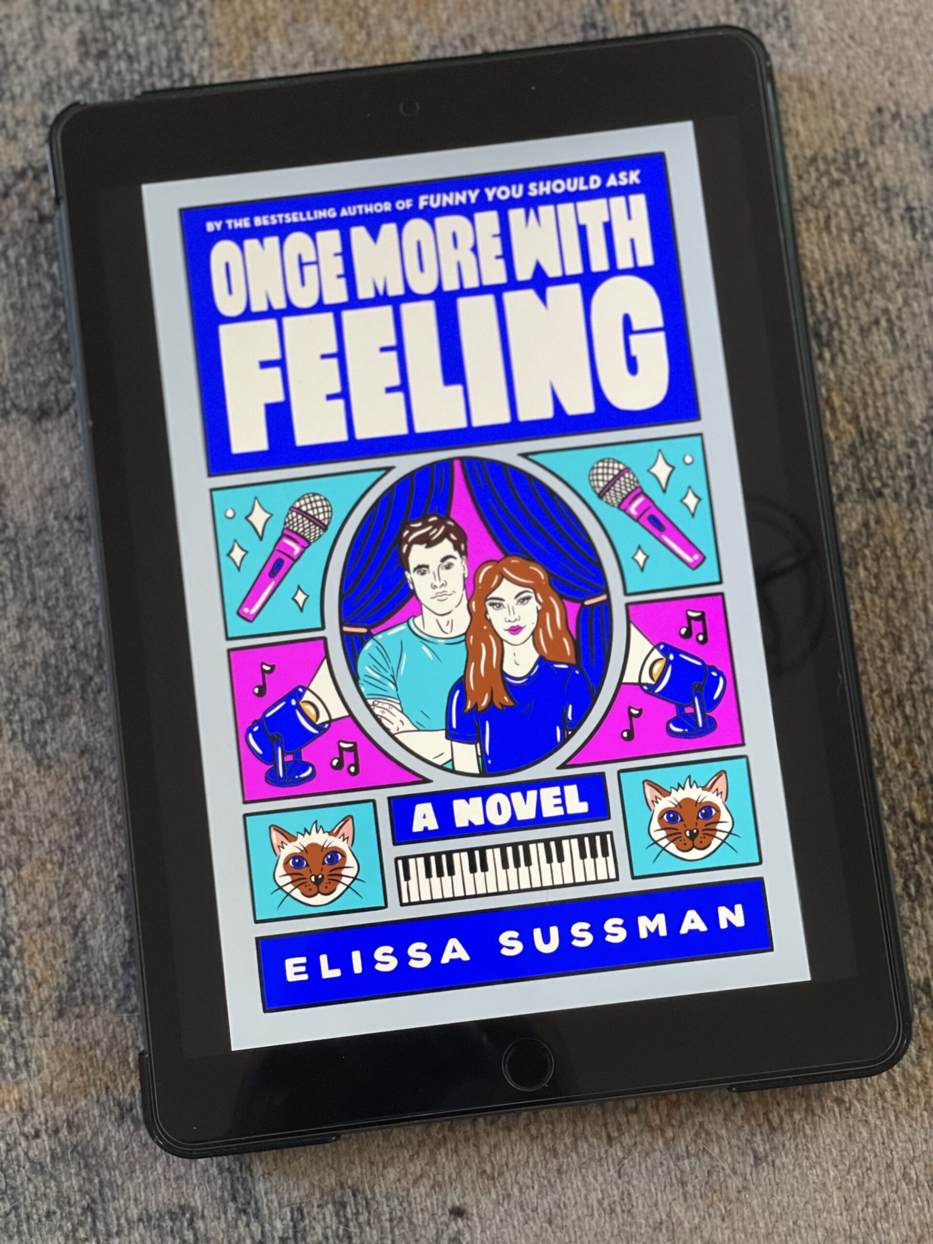 once more with feeling book reading Elissa Sussman romance novel fiction contemporary romance emotional funny lighthearted